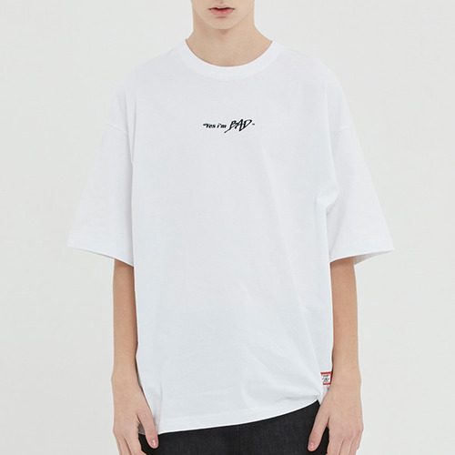 BAD IN LABELING TEE_WHITE