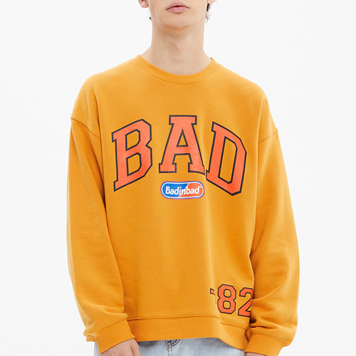 BAD LOGO SWEAT SHIRT_YELLOW