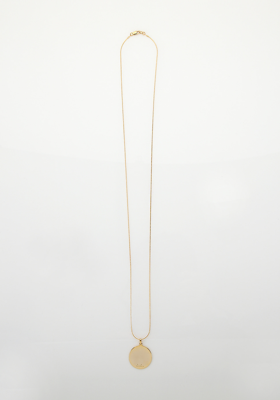 Bell Long Necklace (circle)