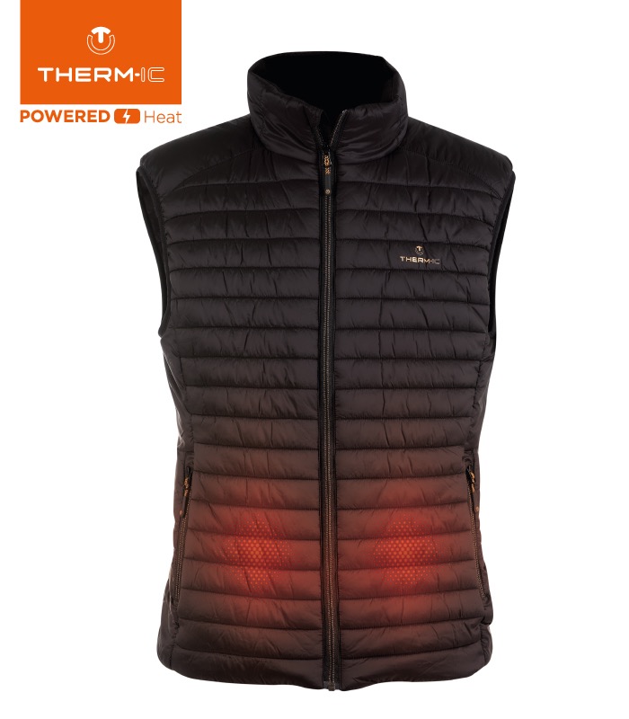 Therm-ic Heated Vest with Bluetooth 썰믹 발열 조끼 - Men / Black