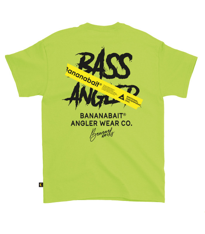 [오버핏] BASS ANGLER T-Shirts / Lime Punch