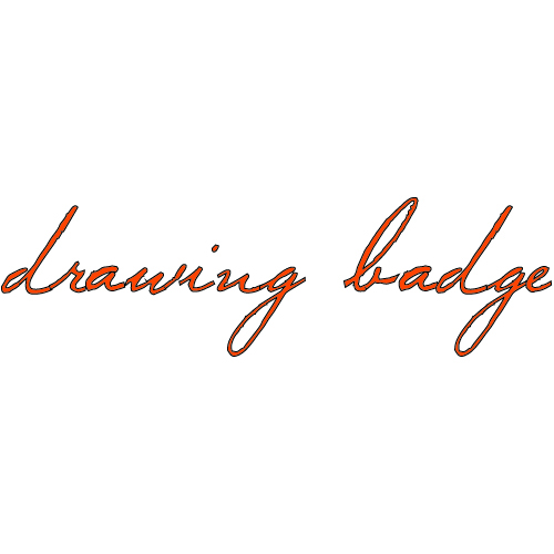 drawing badge