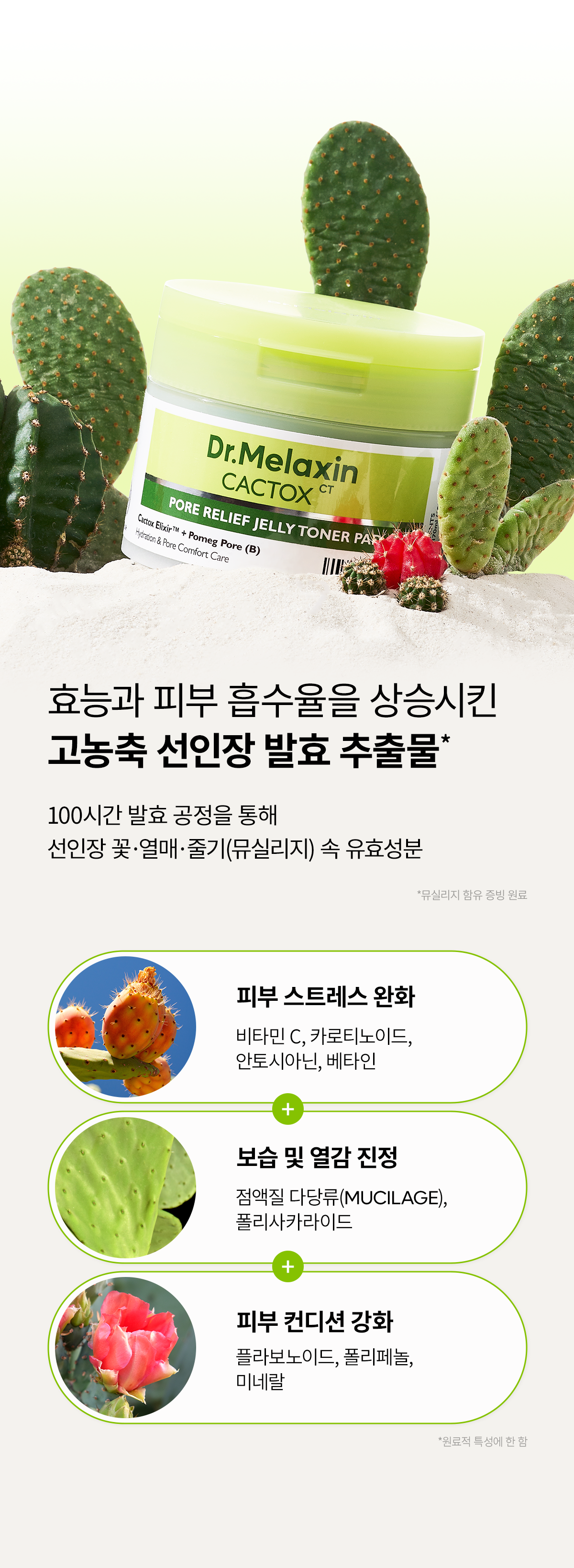 DR.MELAXIN Cactox Pore Relief Jelly Toner Pad - description 7