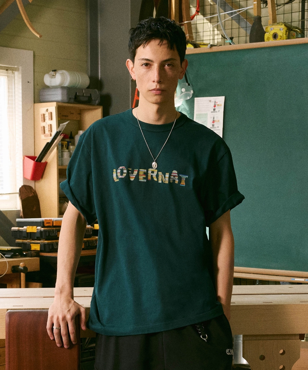 Jenga Logo Graphic T-Shirt TEAL GREEN