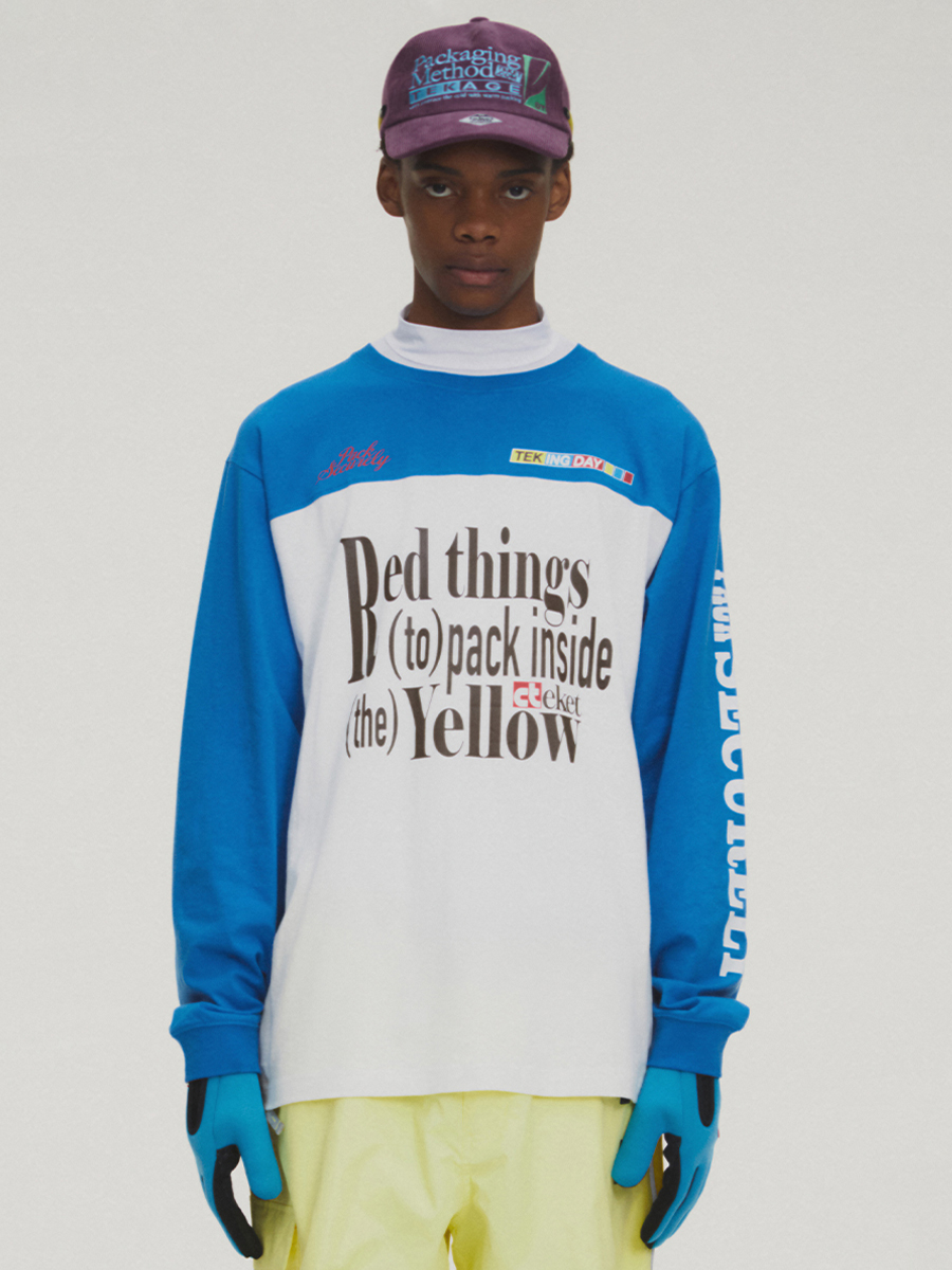 Taking Day L/S Tee Blue