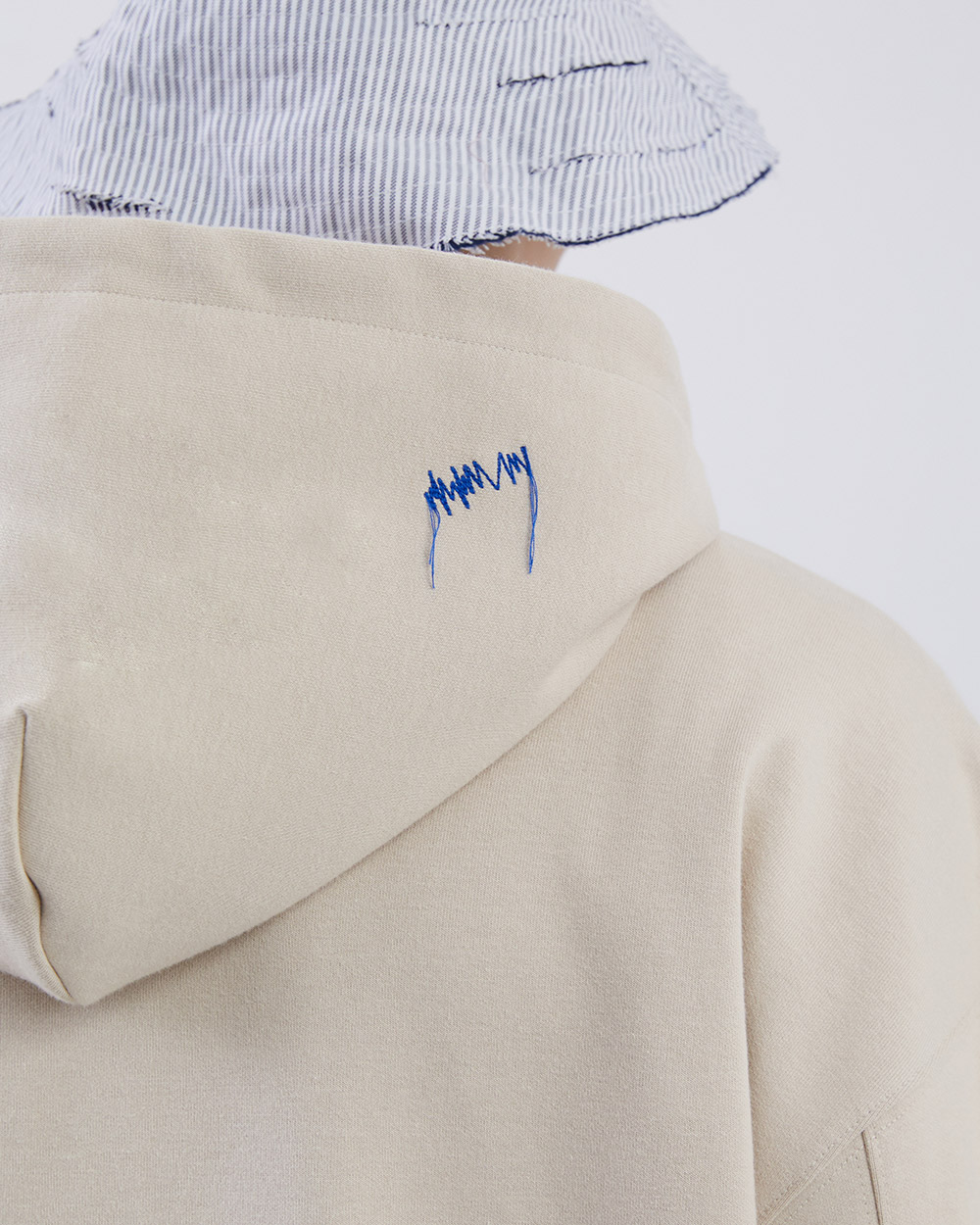 Foil tape logo hoodie