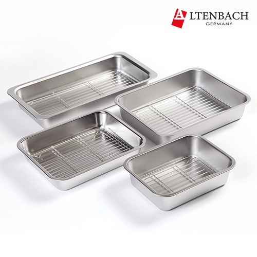 stainless steel tray 4set
