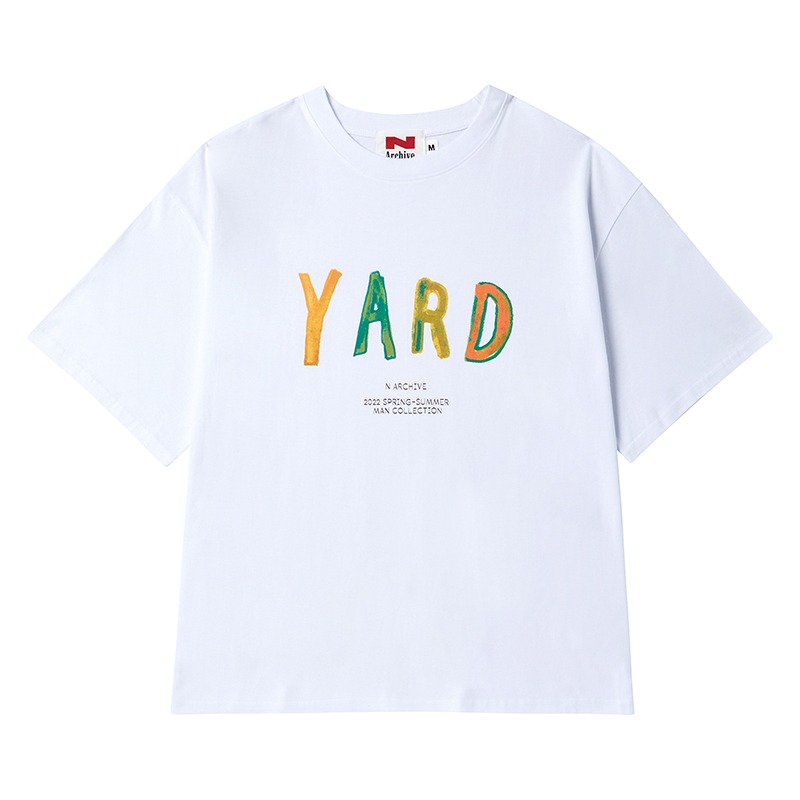 [COLLECTION LINE] YARD HAND PRINTING LOGO T-SHIRTS WHITE
