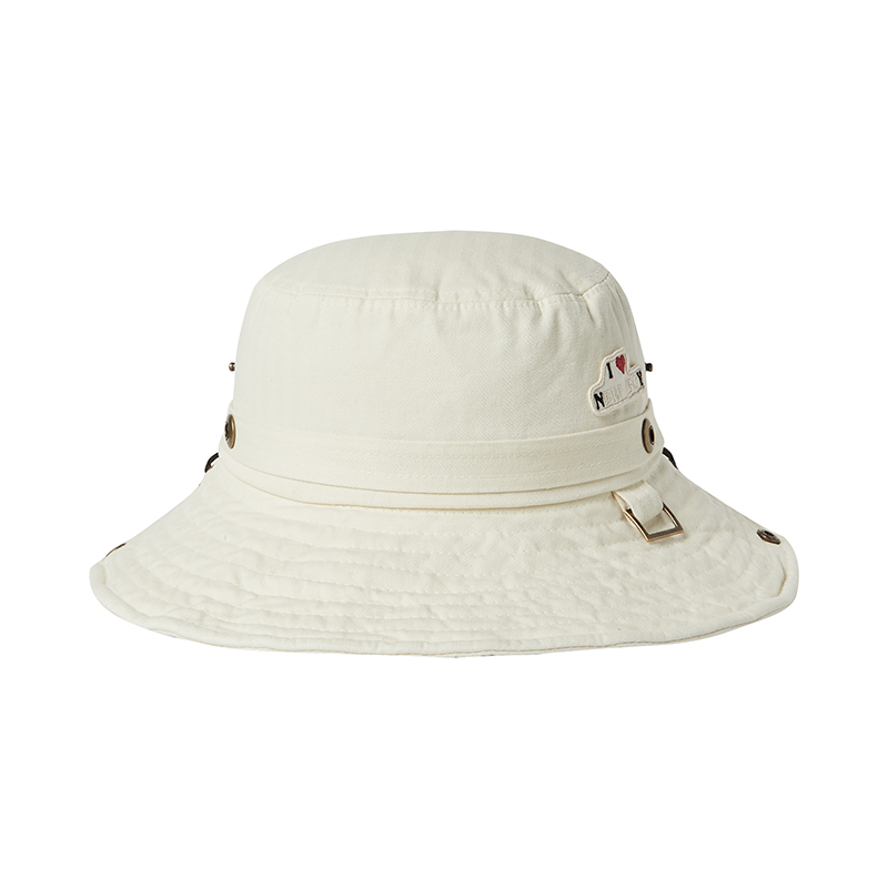 [COLLECTION LINE] NEW BOY WASHED COTTON WIRE SAFARI HAT IVORY