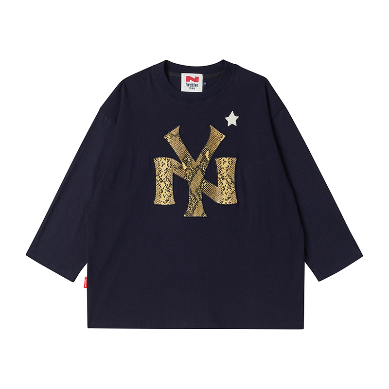 [COLLECTION LINE] EXOTIC PHYTHON LOGO LONG SLEEVE NAVY