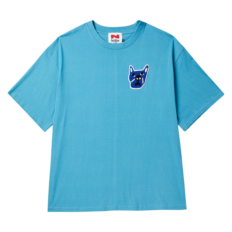[COLLECTION LINE] HAND DRAWING WAPPEN T-SHIRT TURKEY BLUE