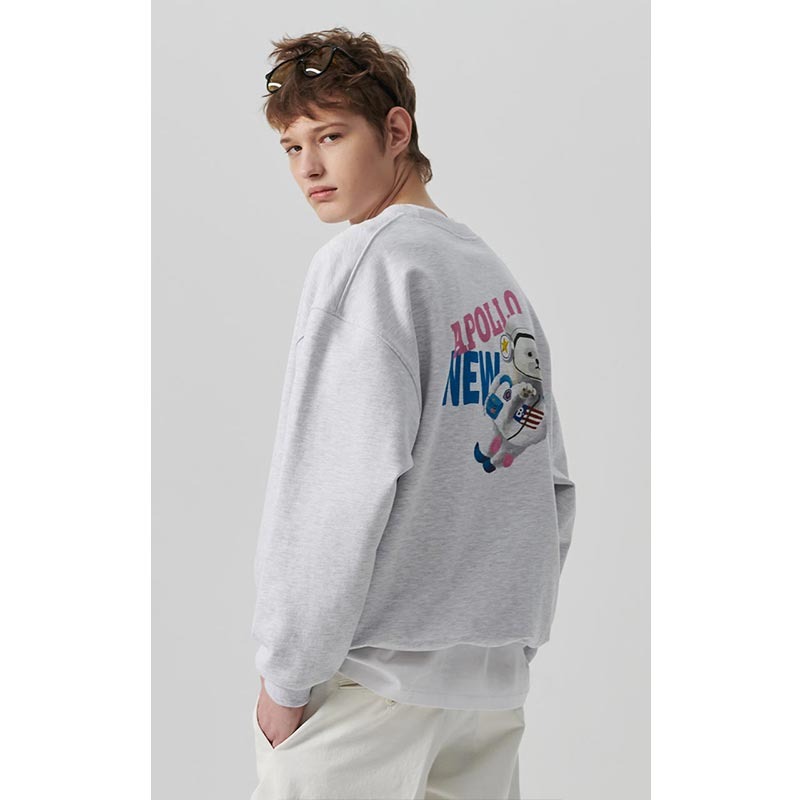 beyondclosetのNew Apollo Logo Heavy Weight Cotton Sweatshirt Beyond Closet by Tae Yong
