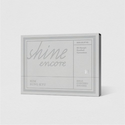 인피니트 김성규 - SOLO CONCERT (SHINE ENCORE) DVD