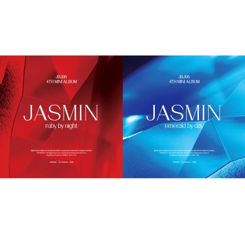 [랜덤] JBJ95 (제이비제이95) - JASMIN (4TH 미니앨범) [커버2종 emerald by day ver. ruby by night ver.]