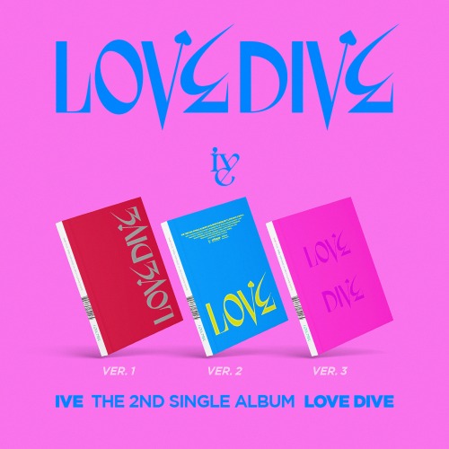 IVE (아이브) - LOVE DIVE (2ND 싱글앨범) 3종 중 1종 랜덤
