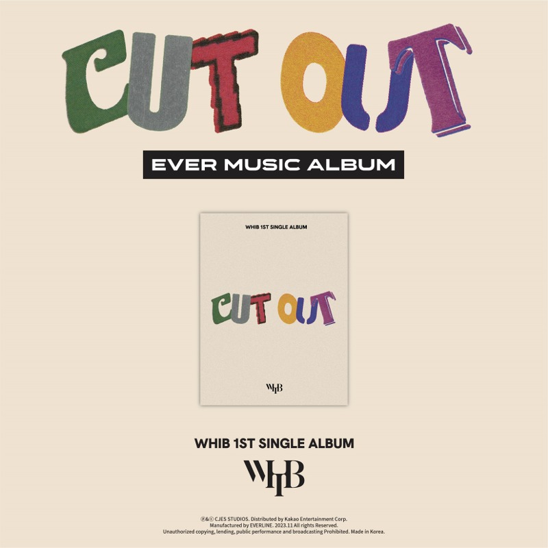WHIB (휘브) - 싱글앨범 1집 : Cut-Out [EVER MUSIC ALBUM Ver.]