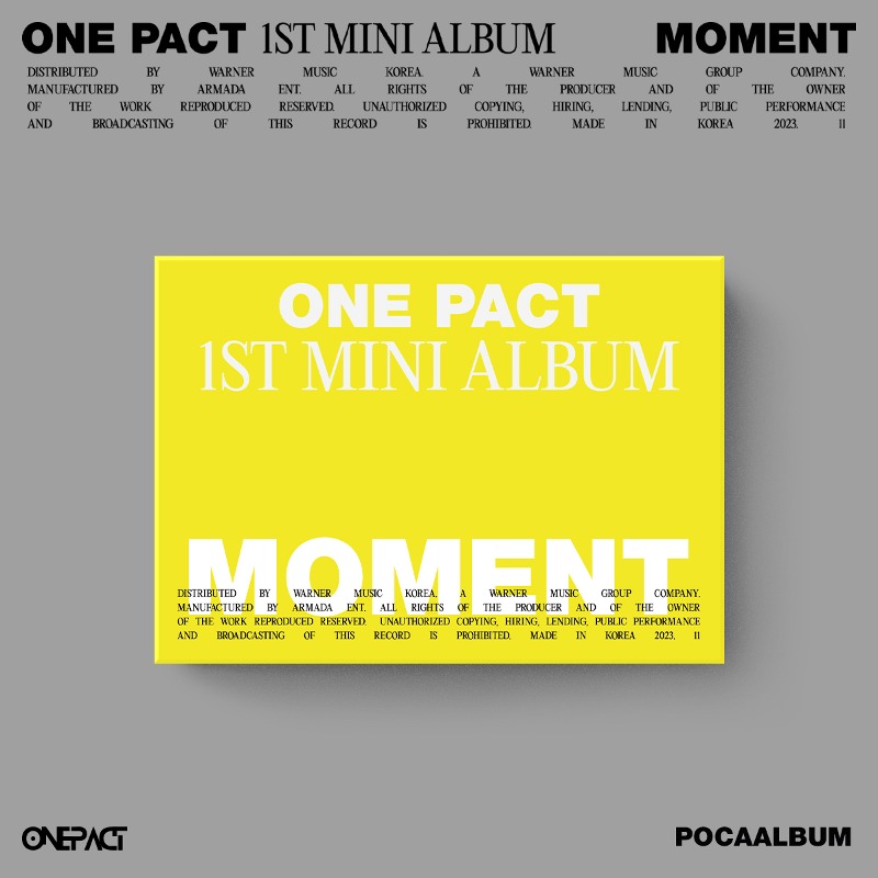 ONE PACT (원팩트) - 미니 1집 [Moment] (POCAABLUM)