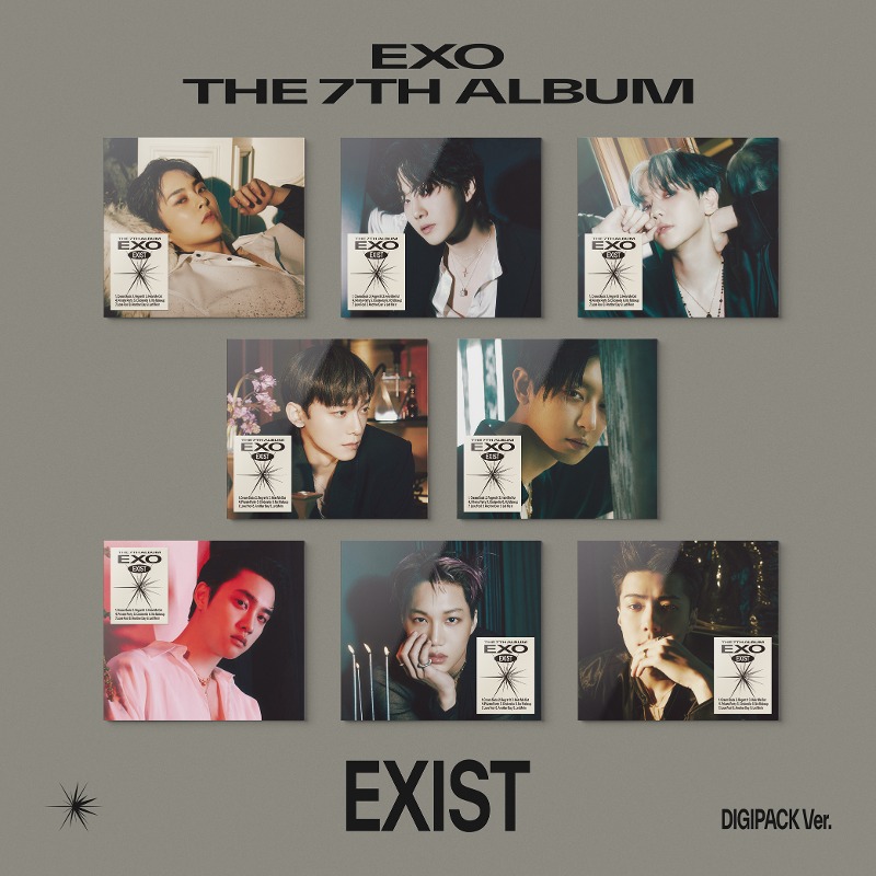 엑소 (EXO) - 정규 7집 [EXIST] (Digipack Ver.) 랜덤