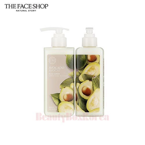 THE FACE ESHOP Avocado Body Lotion 300ml Available Now At Beauty Box Korea