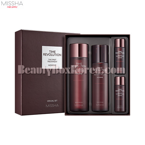 MISSHA Time Revolution Homme The First Treatment Special Set 4items | Best  Price and Fast Shipping from Beauty Box Korea
