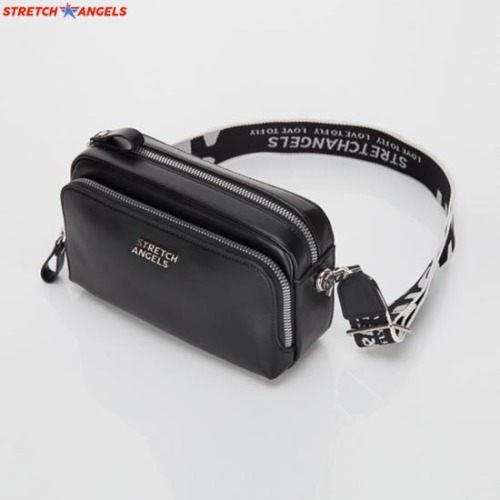 STRETCH ANGELS Panini Metal Logo Solid Bag 1ea available now at Beauty Box  Korea