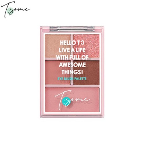T:SOME Eye Blush Palette 12.3g | Best Price and Fast Shipping from Beauty  Box Korea