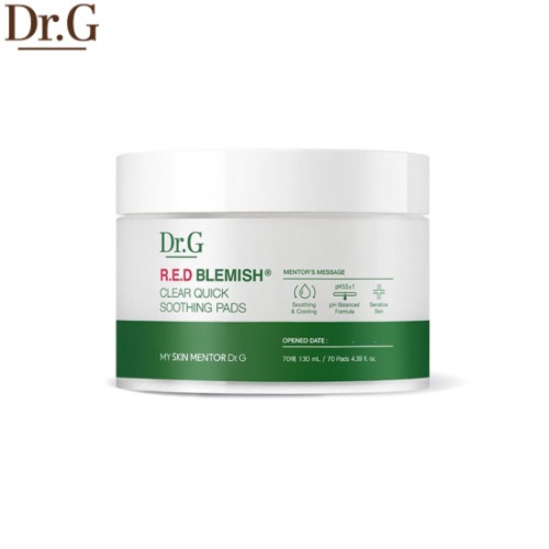 DR.G RED Blemish Clear Quick Soothing Pads 70ea 130ml