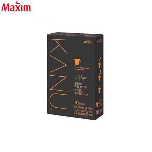 DONGSUH Maxim Kanu Dark Roasted Sweet Americano 5.2g x 10 Sticks,DONG SUH