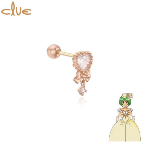 CLUE Magic Wand of Love 10K Gold Piercing (CLE20306T) 1pc [CLUE X Wedding Peach 2nd collaboration]
