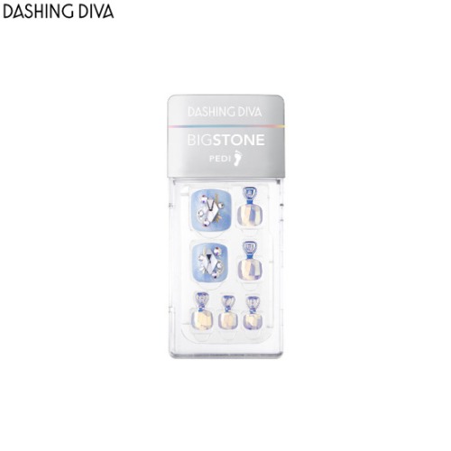 DASHING DIVA Big Stone Magic Press Pedicure 1ea [The Queen] | Best Price  and Fast Shipping from Beauty Box Korea