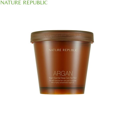 NATURE REPUBLIC Argan Essential Deep Care Hair Pack 470ml Available Now At  Beauty Box Korea