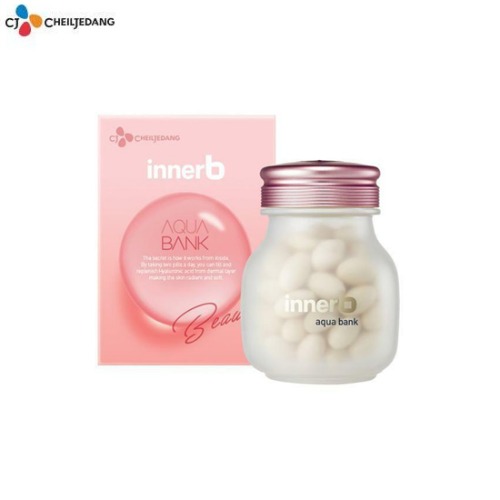 CJ CHEILJEDANG Innerb Aqua Bank 300mg*56capsules (16.8g) Available Now At Beauty Box Korea