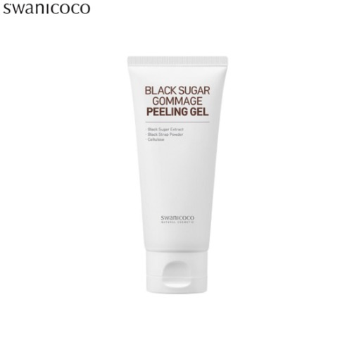 SWANICOCO Black Sugar Gomage Peeling Gel 100ml,Beauty Box Korea,SWANICOCO