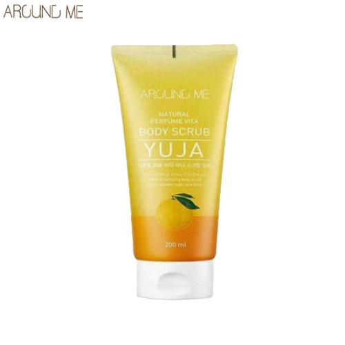 AROUND ME Natural Perfume Vita Body Scrub Yuja 200ml | Best Price and Fast  Shipping from Beauty Box Korea