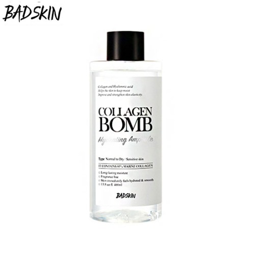 BAD SKIN Collagen Bomb Hydrating Ampoule 400ml | Best Price and Fast  Shipping from Beauty Box Korea