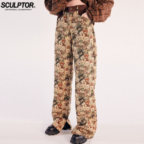 SCULPTOR Flurry Friends Carpet Pants [Teddy Bear Friend] 1ea