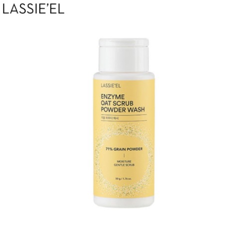 LASSIE&#039;EL Enzyme Oat Scrub Powder Wash 50g