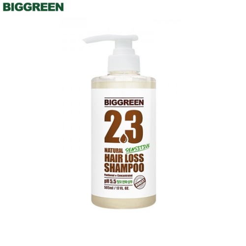 BIGGREEN 23 Natural Sensitive Hair Loss Shampoo 505ml