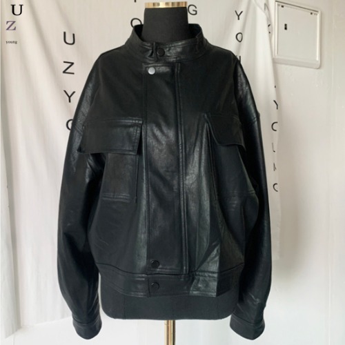 UZYOUNG Faker Leather Short Jacket 1ea