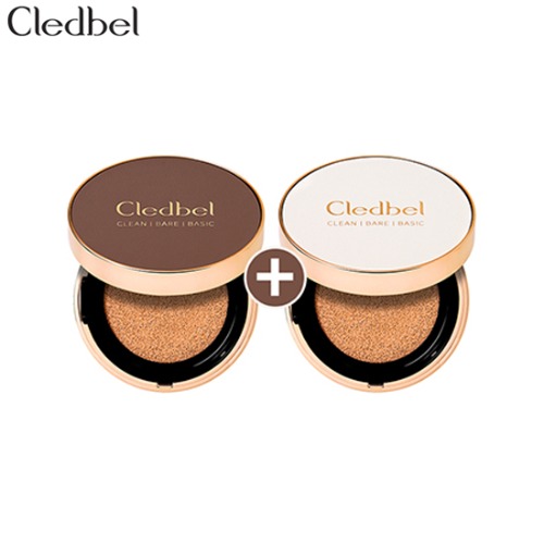 CLEDBEL Clean Collagen Cover Cushion 1+1 Special Set 2items [Limited Edition]
