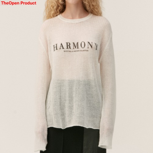 THE OPEN PRODUCT Harmony Sheer Knit Top 1ea