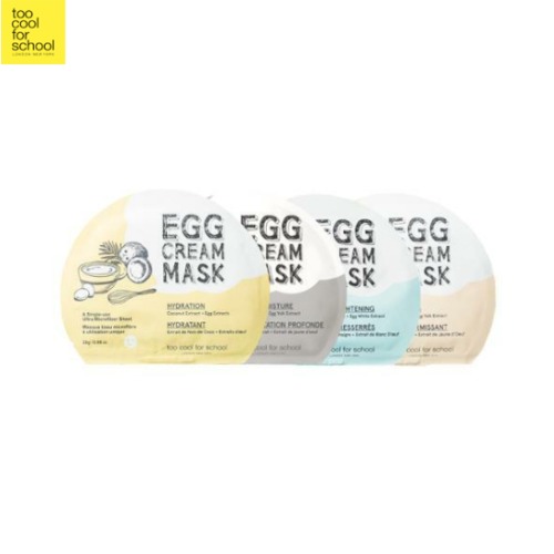 TOO COOL FOR SCHOOL Egg Cream Mask 28g | Best Price and Fast Shipping from  Beauty Box Korea