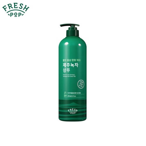FRESH POP Hair Loss Care Shampoo Heritage Jeju Green Tea 1000ml | Best  Price and Fast Shipping from Beauty Box Korea