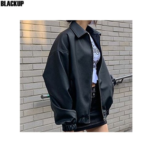 BLACKUP Harlan Loose Fit Leather Jacket (UNISEX) 1ea