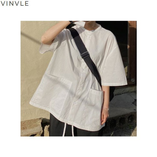 VINVLE Unisex Overfit Shirts [White]