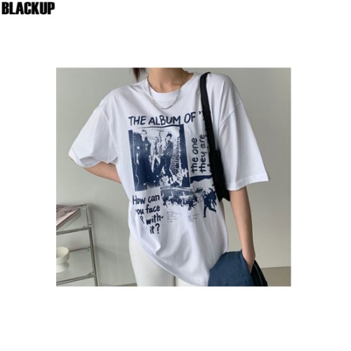BLACKUP Printed T-shirt 1ea