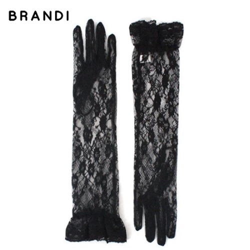 BRANDI RIGHT HERE Lace Long Gloves Party Race Warmer 1pair