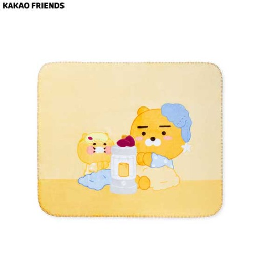 KAKAO FRIENDS Flannel Blanket Ryan &amp; Chunsik 1ea