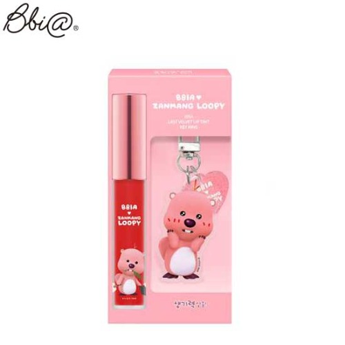 BBIA Last Velvet lip Tint with Key Ring 2items [ZANMANG LOOPY Edition]