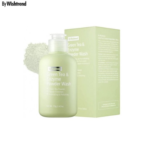 BY WISHTREND Green Tea &amp; Enzyme Powder Wash 110g